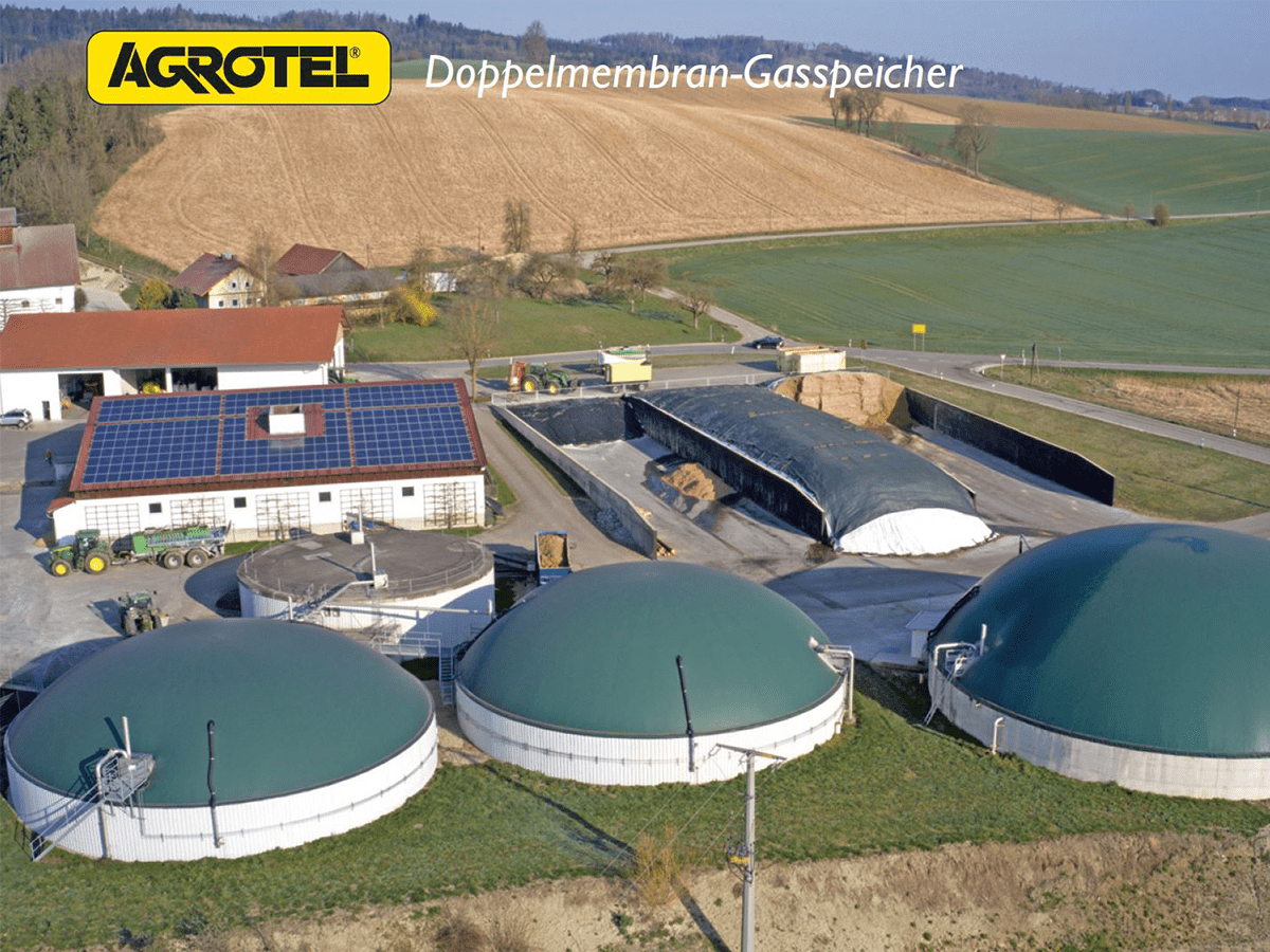 Erste Biogasanlage - Anschütz in Niederbayern