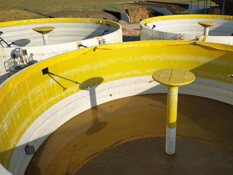 Betonschutz-Folie WireTarp zum Schutz von Biogasbehältern vor Korrosion