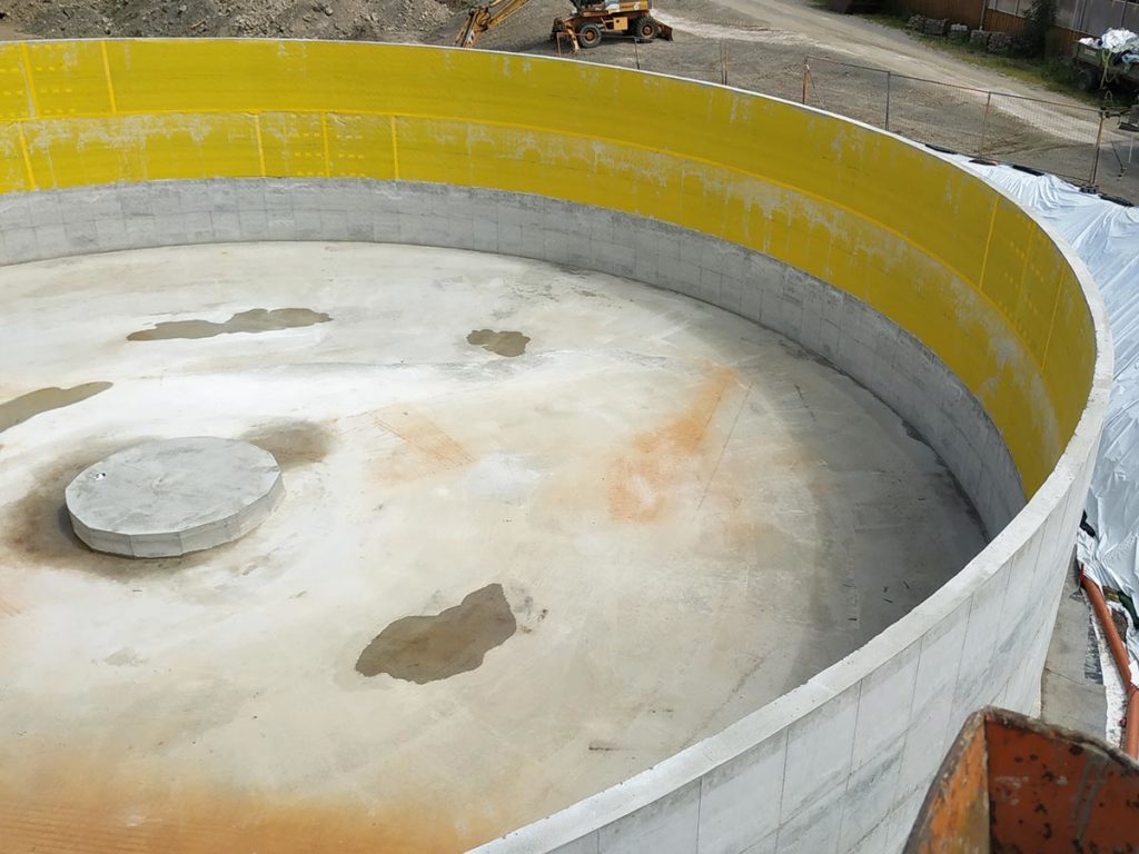 Betonschutz Biogas Behälter