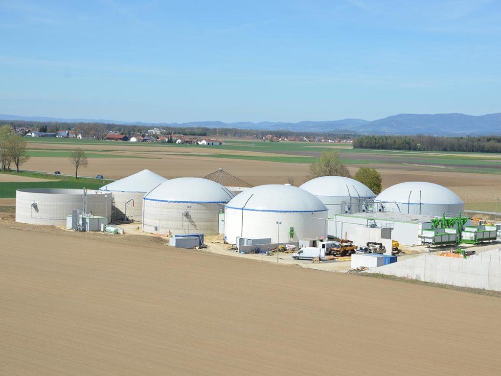 Biogasanlage in Frankreich