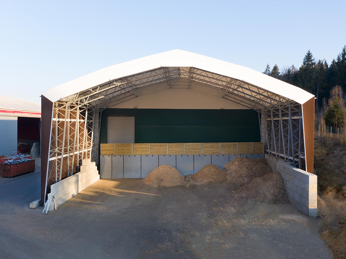Gitterträgerhallen als Recyclinghallen für Industrie und Gewerbe