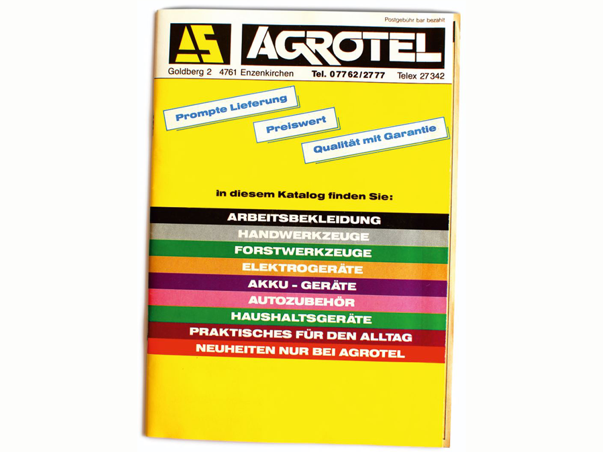 Erster AGROTEL Katalog