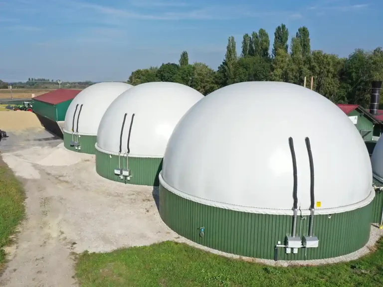 Gasspeichermembranen von AGROTEL sorgen für einen effizienten Betrieb der Biogasanlage
