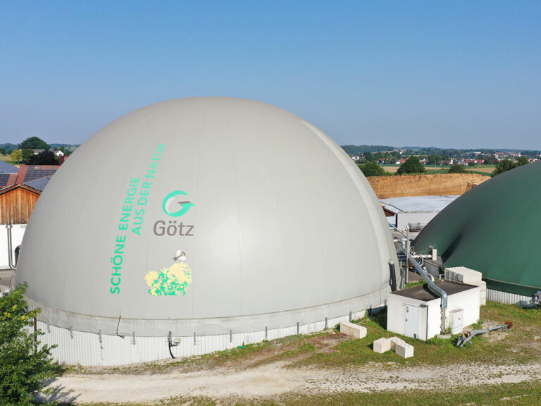 AGROTEL CenoTec Doppelmembrangasspeicher 50%-Kugel mit Logodruck