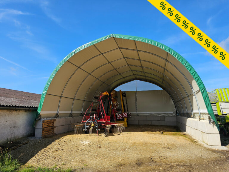 AGROTEL Rundbogenhalle auf Legosteinen mit bis zu10% Rabatt