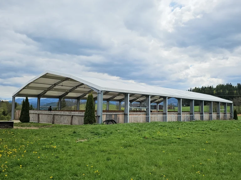 Reithallenbau mit Fokus auf Pferdewohl und Trainingsqualität
